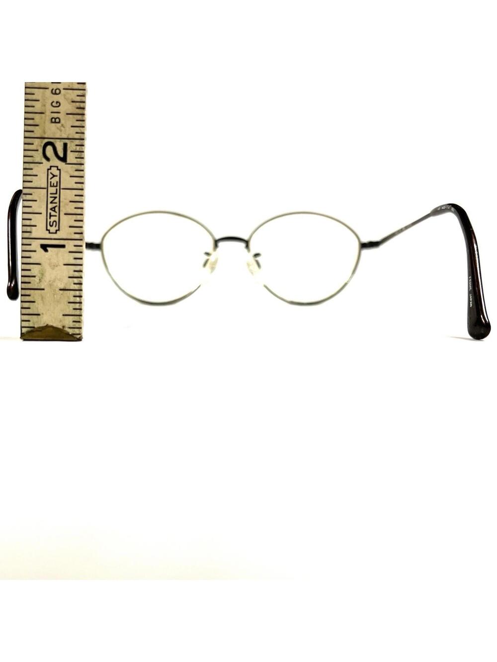 Tiara Eyeglasses Mod-714 DBU 53-16-140 FRAMES ONLY Metal Made In Japan - Picture 9 of 15